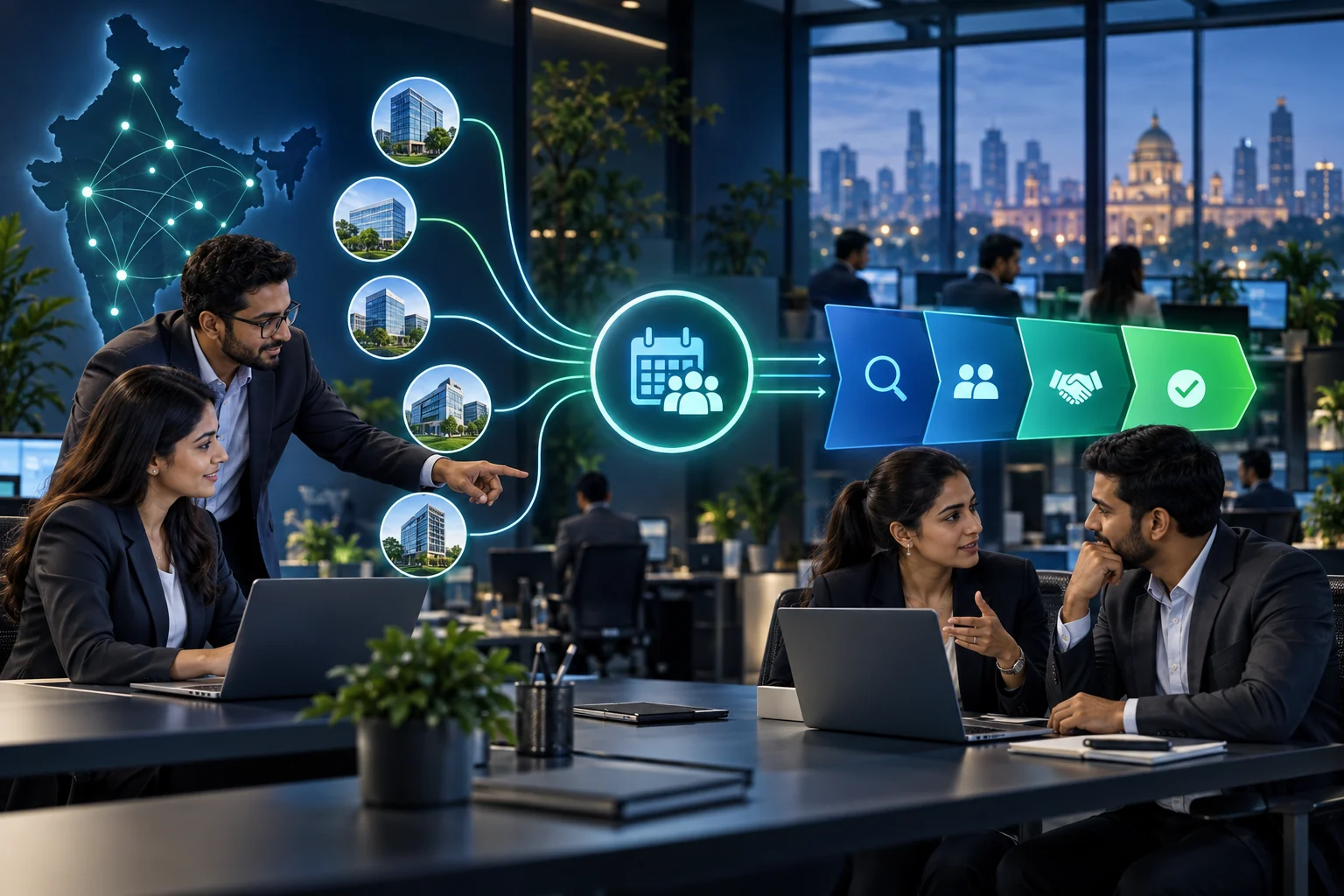 Indian B2B sales team planning appointment setting cost and qualified pipeline