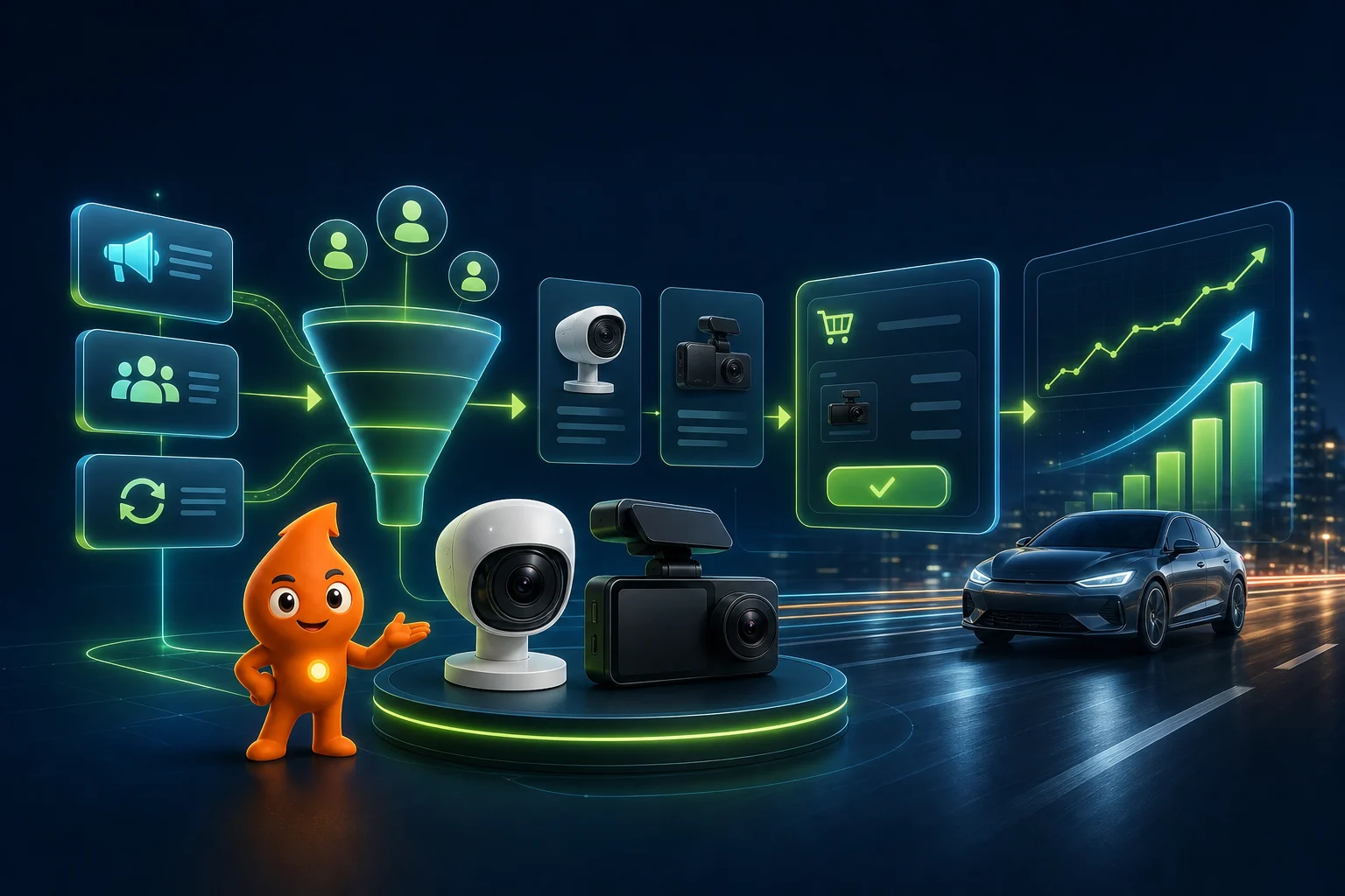 CP Plus D2C / Consumer Electronics case study visual