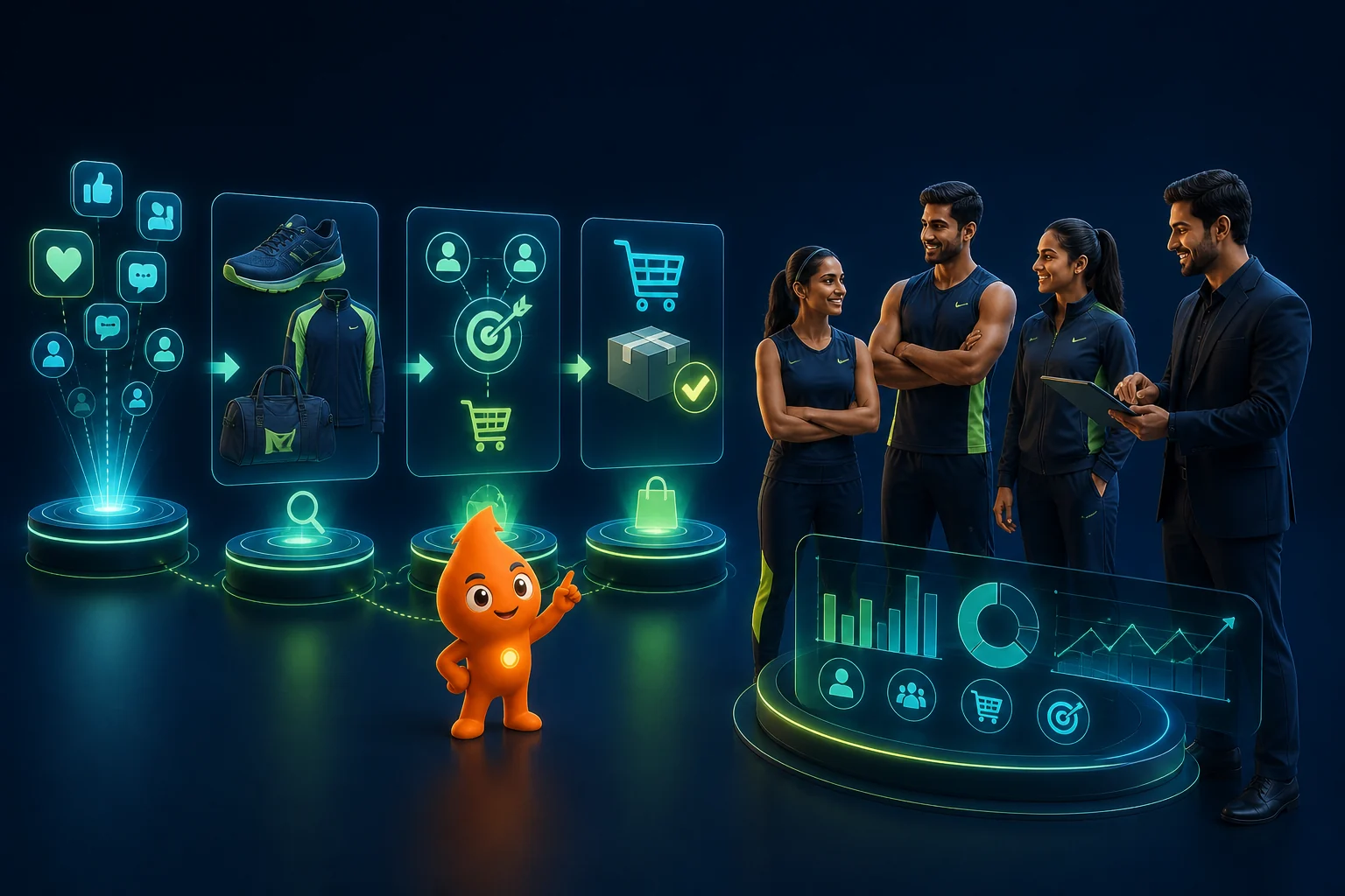 Shiv Naresh D2C / Sportswear case study visual